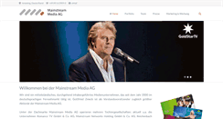 Desktop Screenshot of mainstream-media.ag
