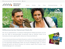 Tablet Screenshot of mainstream-media.ag